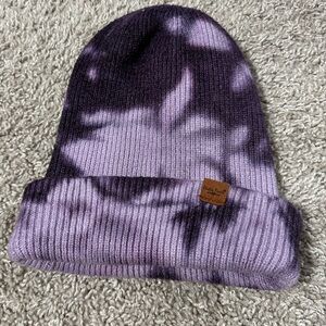 Purple Tie Dye Beanie